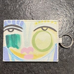 Artistic Face Design Key & Card Holder